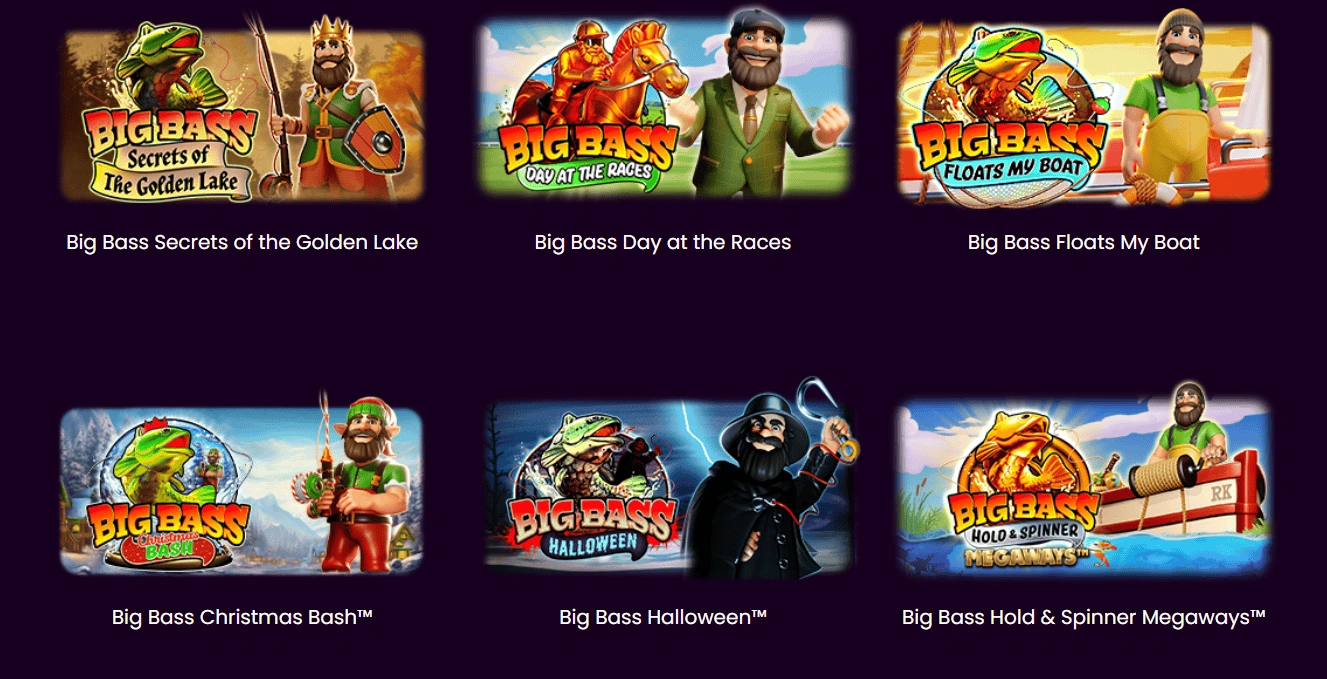 Other Games in the Big Bass Series